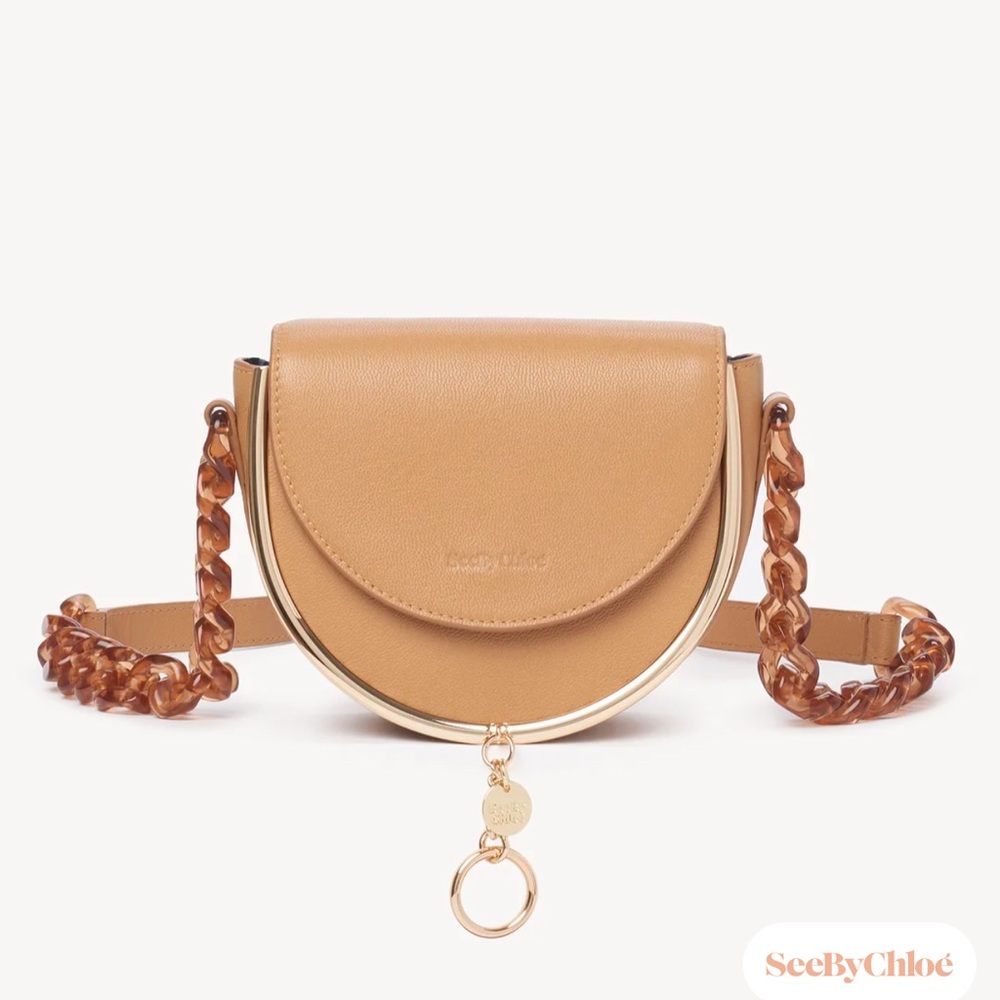 See By Chloe Mara Evening bag Beige Gold